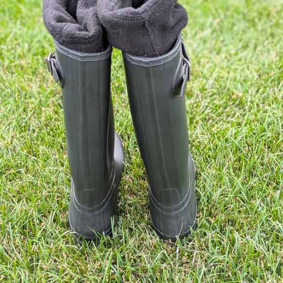 Hunter Original Women's Tall Rain Boots Matte Black Sz 10 - Picture 3 of 6